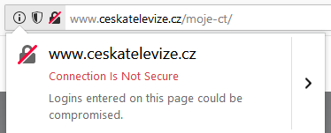 Firefox Saying Insecure Connection